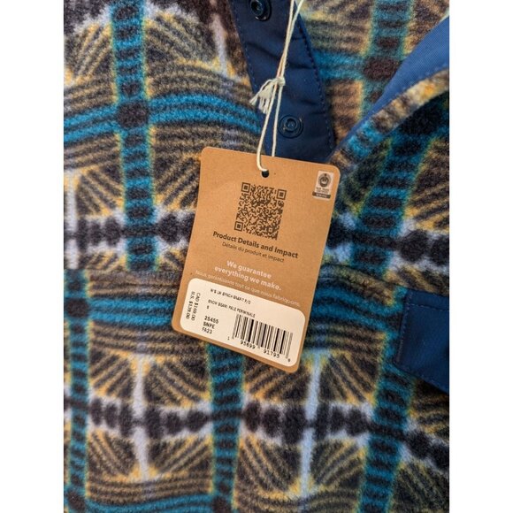 Patagonia Synchilla Snap-T Fleece Pullover Snow Beam Blue Womens Sz Small S New - Picture 5 of 8